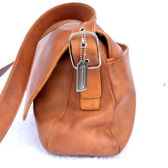 Vintage Y2K COACH Legacy Brown Leather Purse Crossbody Bag Restored 2003 #9332 - Picture 7 of 14